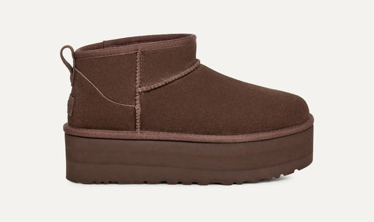 UGG Classic Ultra Mini Platform Bot - Burnt Cedar Kahve