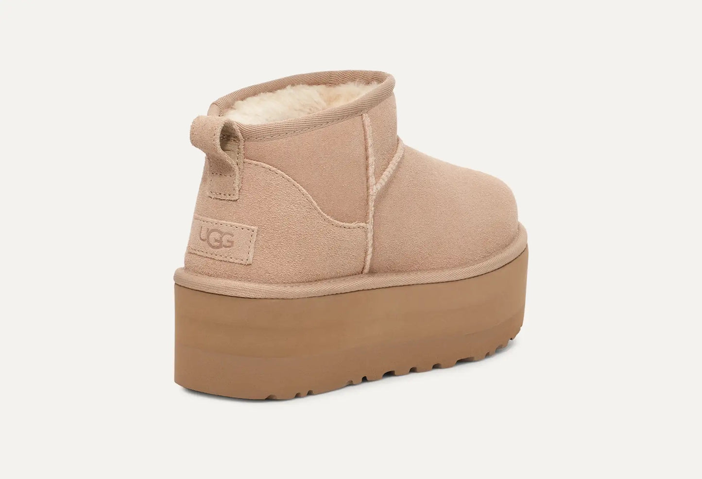 UGG Classic Ultra Mini Platform Bot - Sand Bej